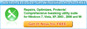 WinUtilities Advertisement