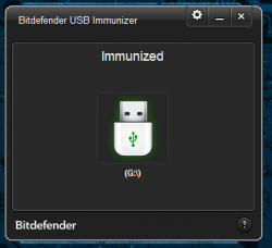 BitDefender USB Immunizer drive safe
