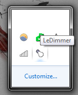 LeDimmer System Tray Icon
