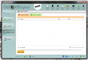 OUTDATEfighter Windows updates tool