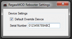 RegawMod Rebooter Settings