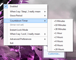 Sleep# Countdown Timer