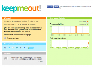 KeepMeOut for Web 2