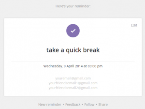 Reme.IO Email Reminder Tool