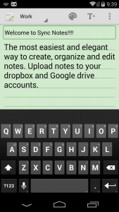 Sync Notes for Android App