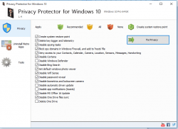 Privacy Protector Windows 10 screenshot a