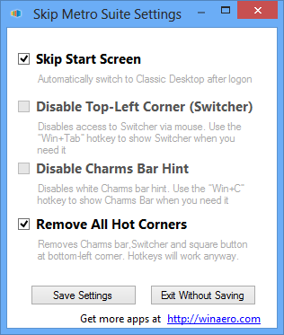 disable charms bar windows 8