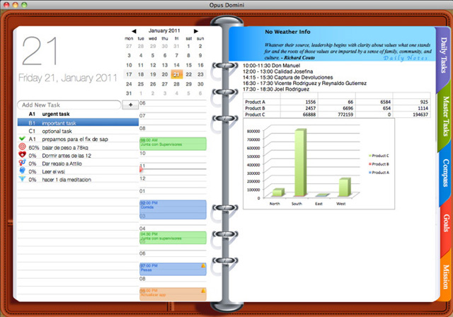 Get Yourself Organized With Opus Domini A Desktop Organizer Mac Os X Dottech