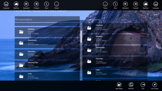 [Windows 8] Metro Commander is a beautiful Modern UI file manager ...
