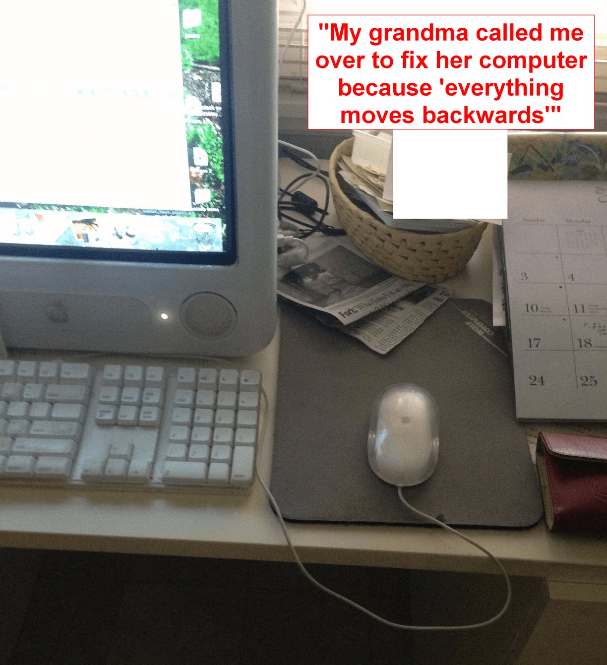 Grandma destroys her computer! - Imgflip