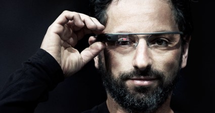 Sergey Brin with Google Glass
