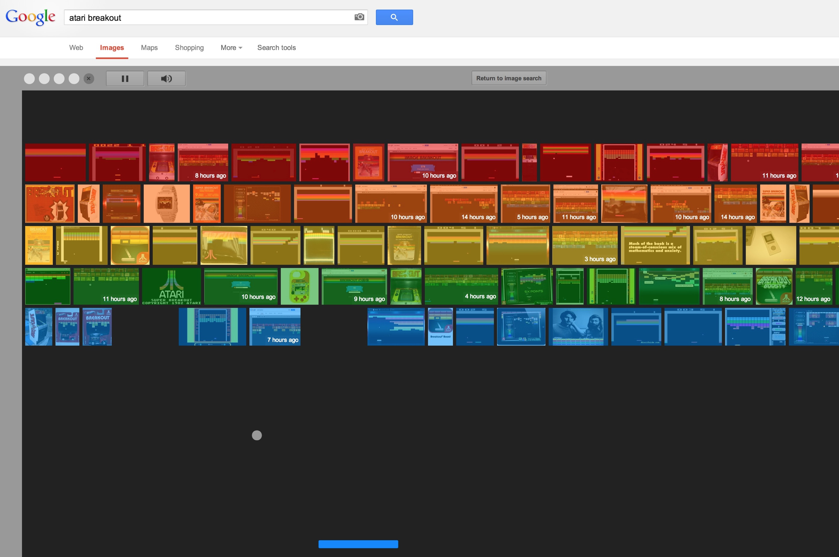 You can play Atari Breakout on Google Image Search right now, and it's as fun as ever
