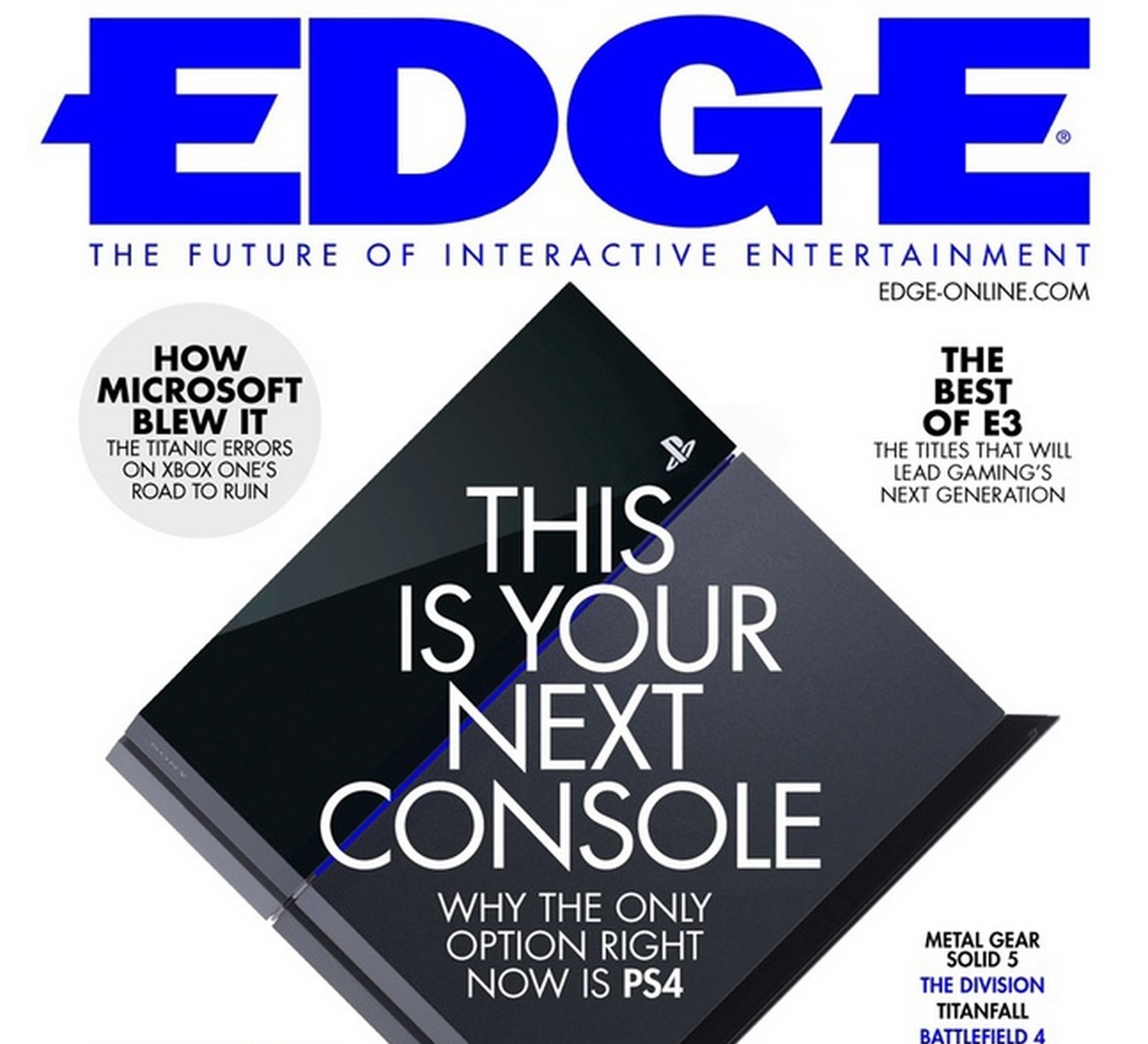 Popular gaming magazine tells to choose PS4 over Xbox One | dotTech