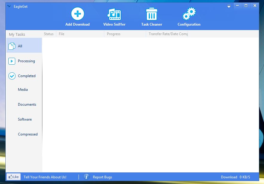 Windows] EagleGet is a free, portable download manager and online