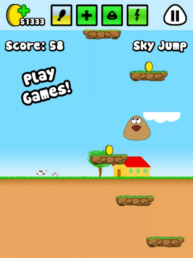 [Android] Pou is an adorable virtual alien pet that you feed and play ...