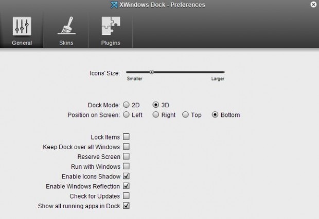 XWindows dock 4