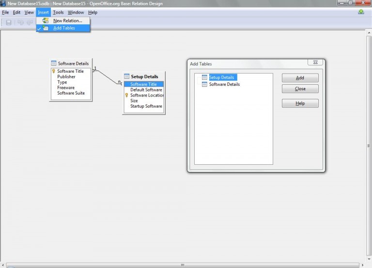 How to setup an OpenOffice Base database, part one [Guide] | dotTech