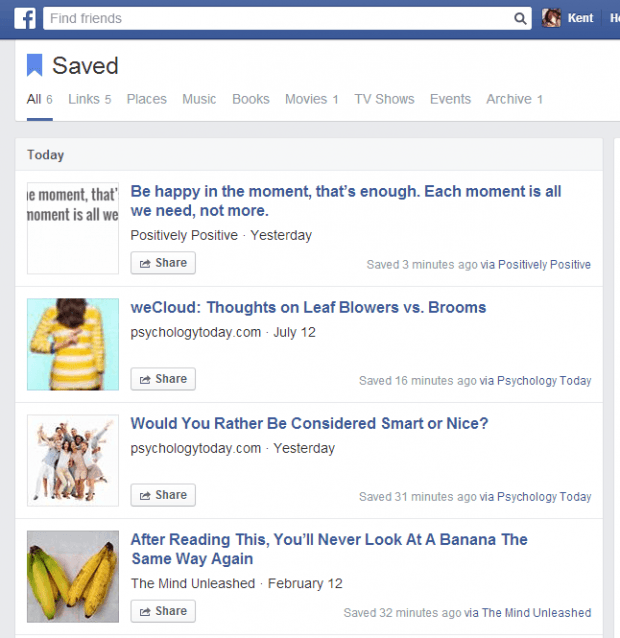How to bookmark a post or page in Facebook [Tip] | dotTech