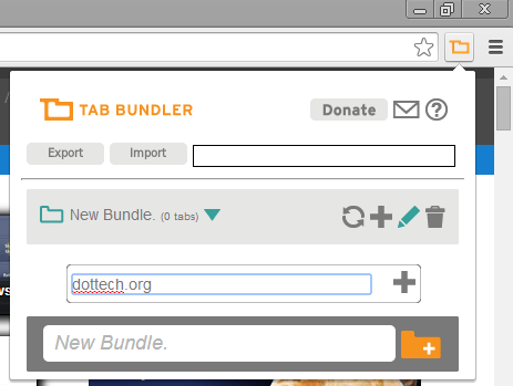 add new tabs to bundle