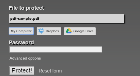 passwordXprotectXPDF