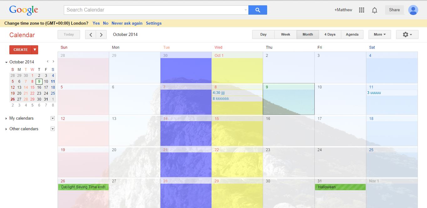 Tận hưởng trải nghiệm cá nhân hóa với Google Calendar bằng cách tùy chỉnh cả màu chữ và nền cho lịch. Không đơn thuần chỉ là lựa chọn màu yêu thích, mà bạn có thể chọn theo yêu cầu của mình.