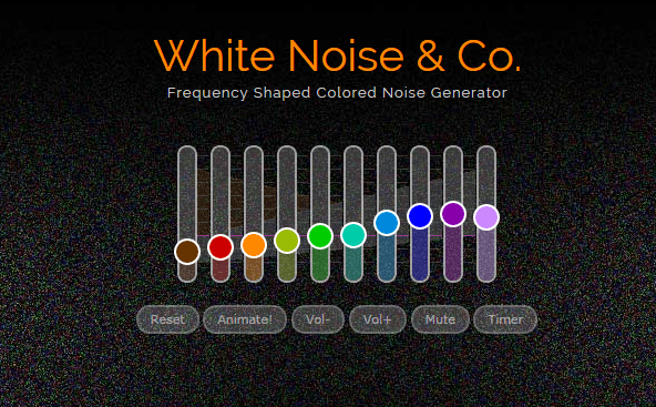White noise online generator