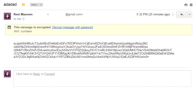 SecureGmail Encrypt Gmail Messages c