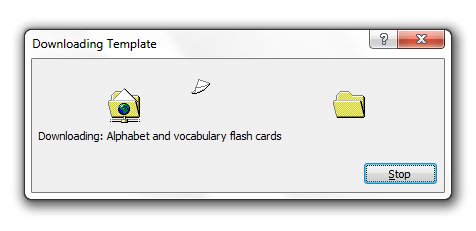 create flash cards in MS Word c