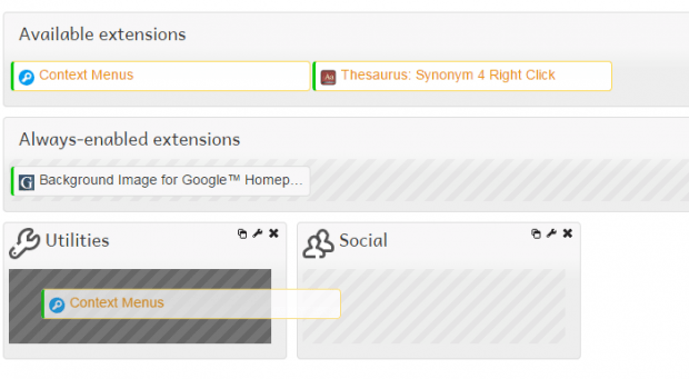 group extensions Chrome c