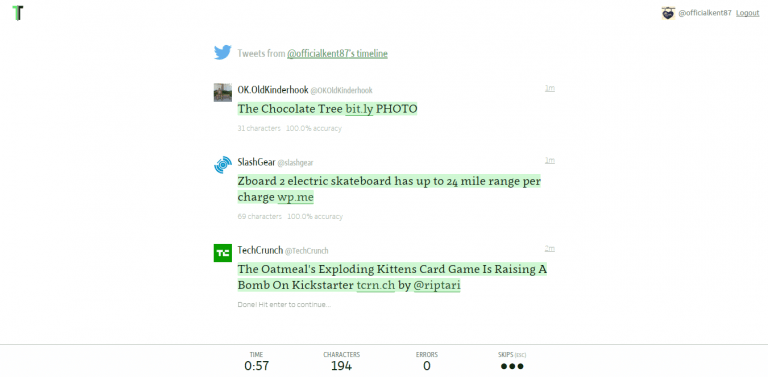 How to improve typing speed and accuracy by typing tweets [Tip] | dotTech