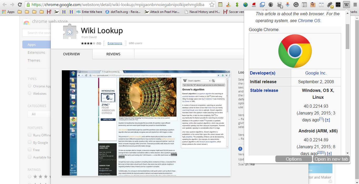How to search Wikipedia from the Chrome toolbar [Tip]