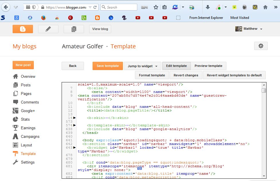 How To Use The Blogger Html Template Editor Guide Dottech