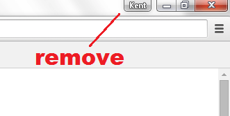 remove new avatar menu in Chrome