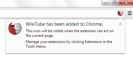 WikiTube for Chrome