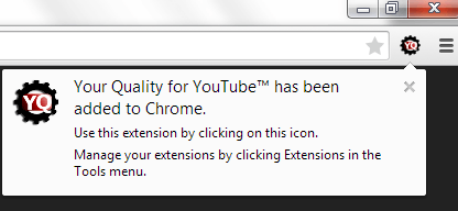 custom playback quality YouTube Chrome
