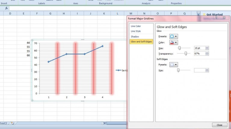 How to add gridlines to Excel graphs [Tip] | dotTech