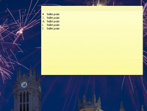 How to format texts and add bullet points to Windows Sticky Notes [Tip ...