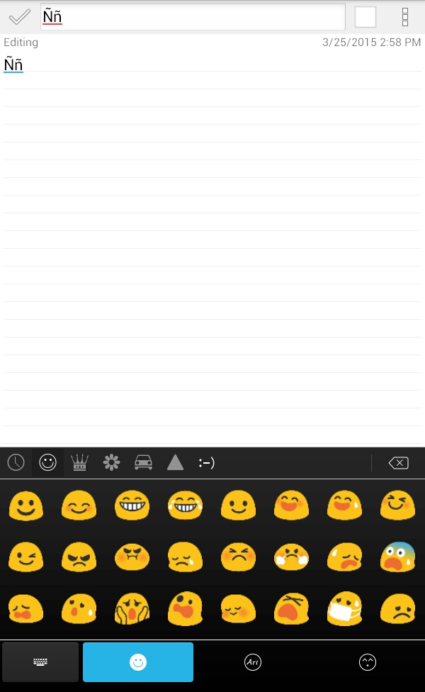 emoji in Android c