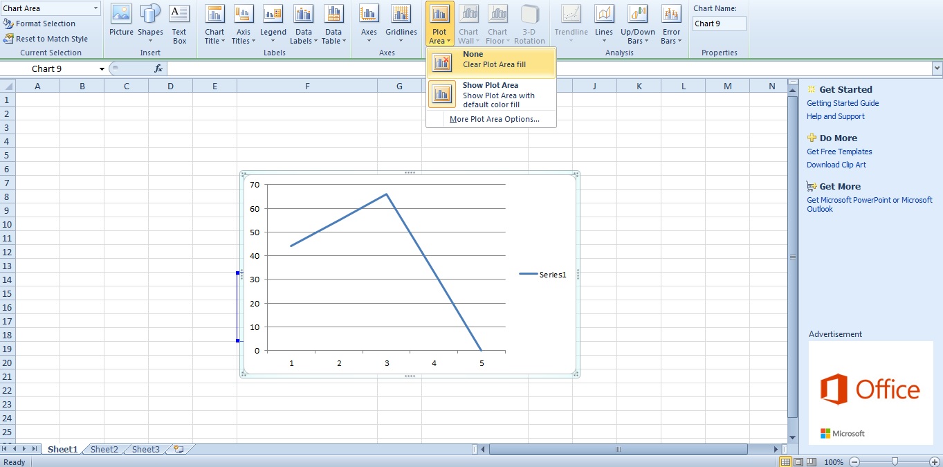 How to format the plot area of a graph or chart in Excel [Tip ...