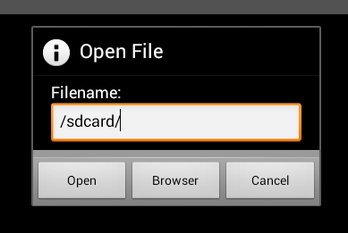 view TXT file in Android b