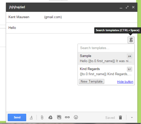 email templates for Gmail