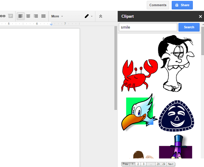 clipart in google docs - photo #4