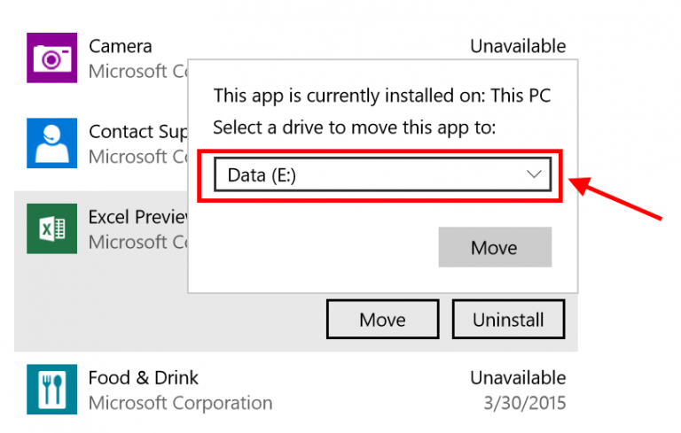 How to move apps to a different drive in Windows 10 [Tip] | dotTechdotTech