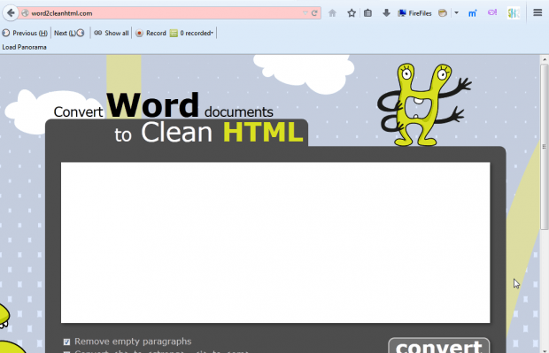 convert to HTML5