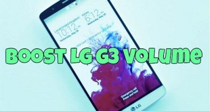 Boost LG G3 Volume