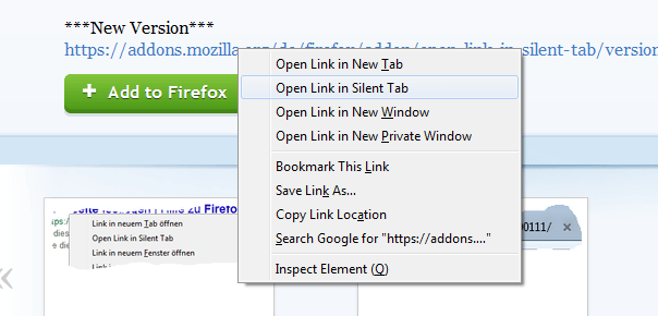 Open Link in Silent Tab Firefox