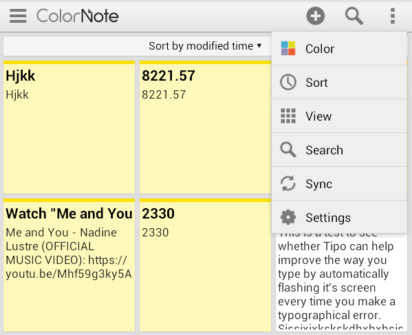 back up and restore data ColorNote