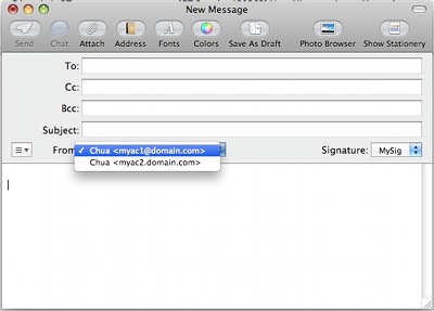 mac mail contacts