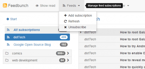 view and manage rss feeds online c