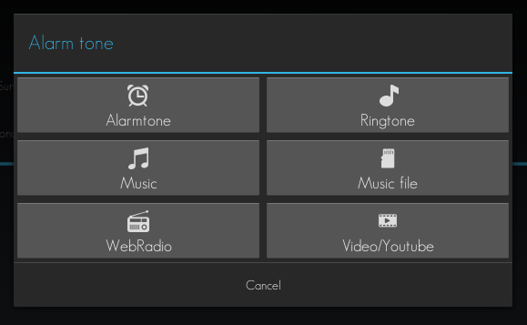 set YouTube video as alarm tone Android d